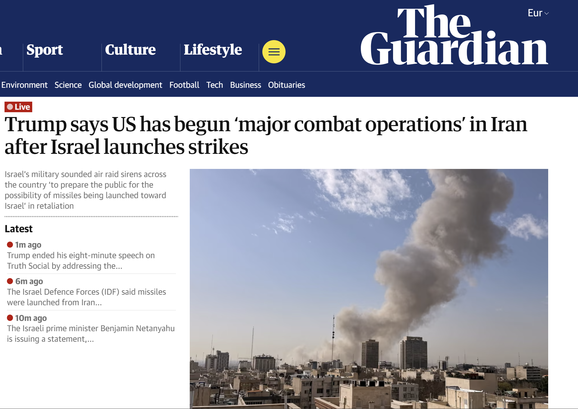 Attacco All Iran La Notizia Dell operazione Di Usa E Israele Sui Media Attacco All Iran La Notizia Dell operazione Di Usa E Israele Sui Media