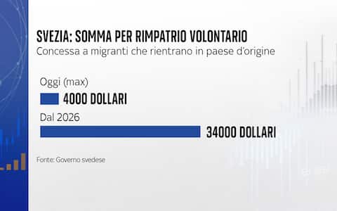 Il costo dei rimpatri volontari in Svezia