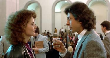 Geena Davis  e Jeff Goldblum in La mosca