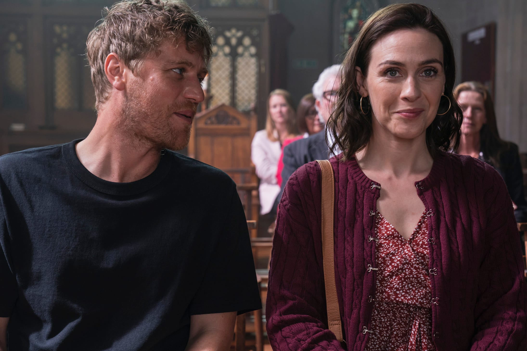 The series follows Janet (Roisin Gallagher), a foul-mouthed, hilarious, Belfast supermarket worker who couldn’t give a shit about anything much at all, including her life, and Seamus (Johnny Flynn) a handsome, self-centred, political broadcaster with what looks to be a perfect London life and a celebrity girlfriend.So when Seamus unexpectedly drops into Janet’s world (literally over the wall and into her backyard) they instantly clash – and yet also find themselves inextricably drawn to each other…Set in Belfast, this is a sexy, funny, fight-y love story about two people who appear to be utterly wrong for each other – yet may just be utterly right.The series also stars Conleth Hill (Game of Thrones, Holding) as Janet’s supermarket boss, Philip and Alice Eve (Star Trek Into Darkness, She’s Out of My League) as Frankie, Seamus’ girlfriend.