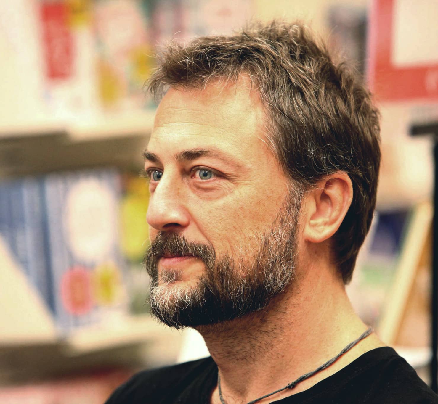 Daniele Caluri, co-creatore di Don Zauker, ideatore dell'iniziativa "Colors4Palestine"