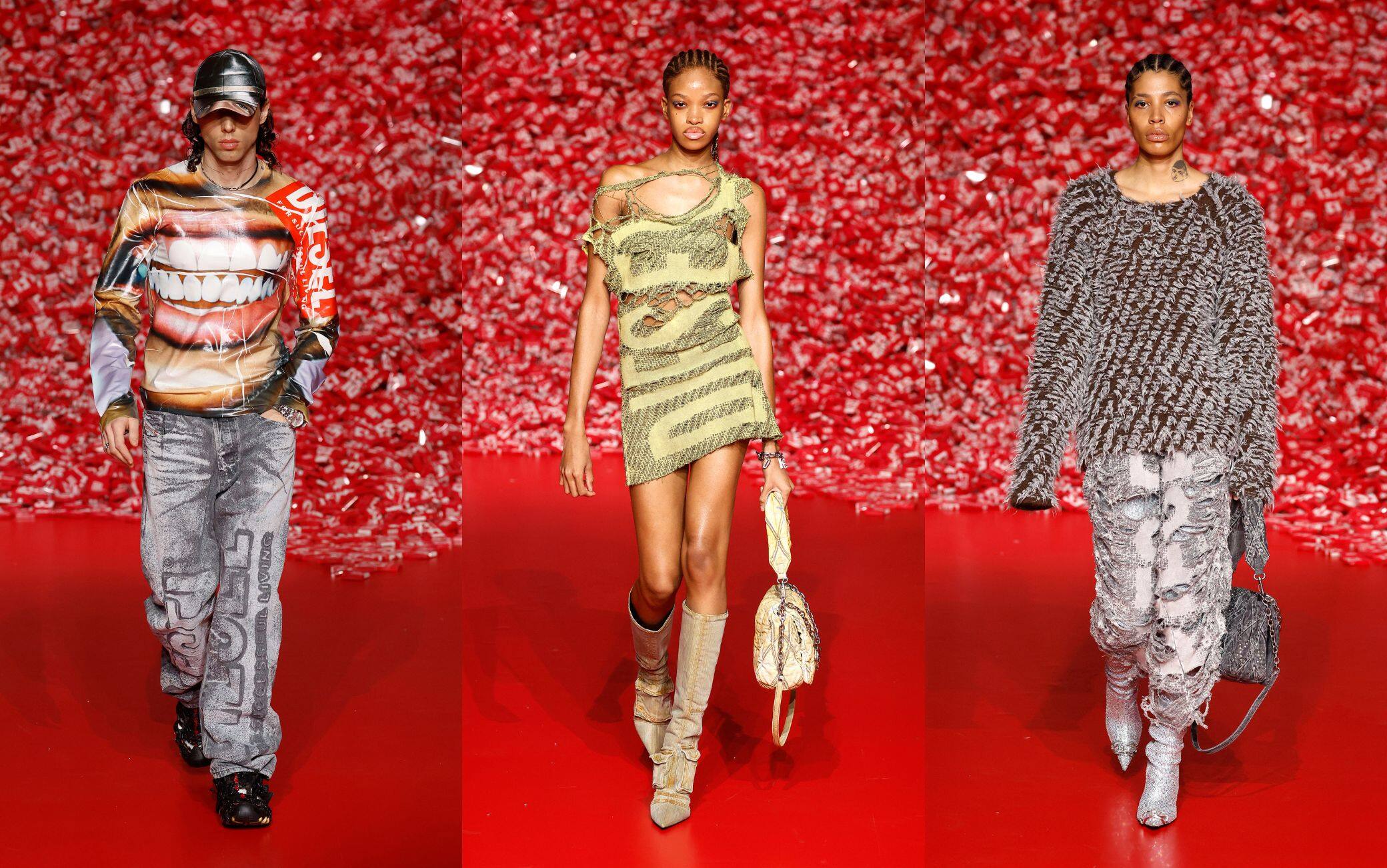 fashion week nuova collezione diesel Milano Fashion Week, Diesel manda in passerella la collaborazione con  FOTO