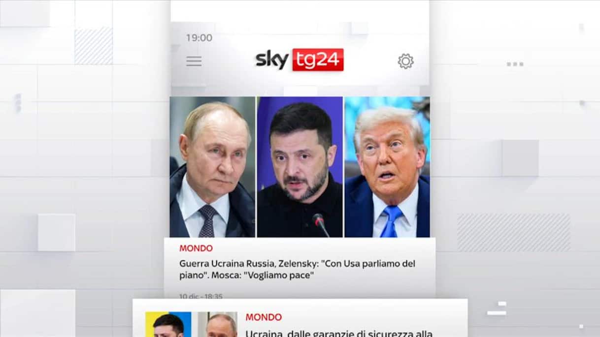 I titoli di Sky TG24 del 10 dicembre, edizione delle 19 | Video Sky TG24