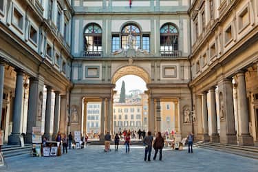 Corridoio del Vasari, Galleria degli Uffizi, Firenze