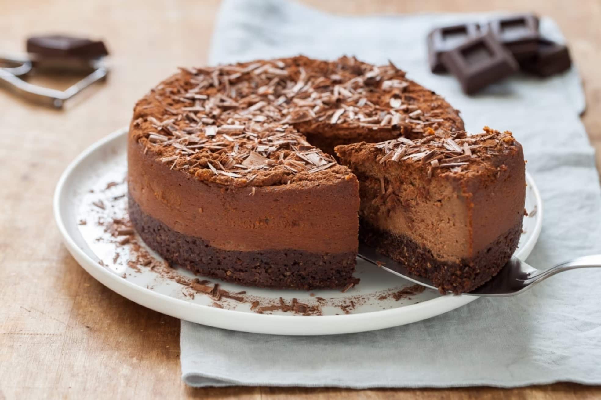 cheesecake al cioccolato