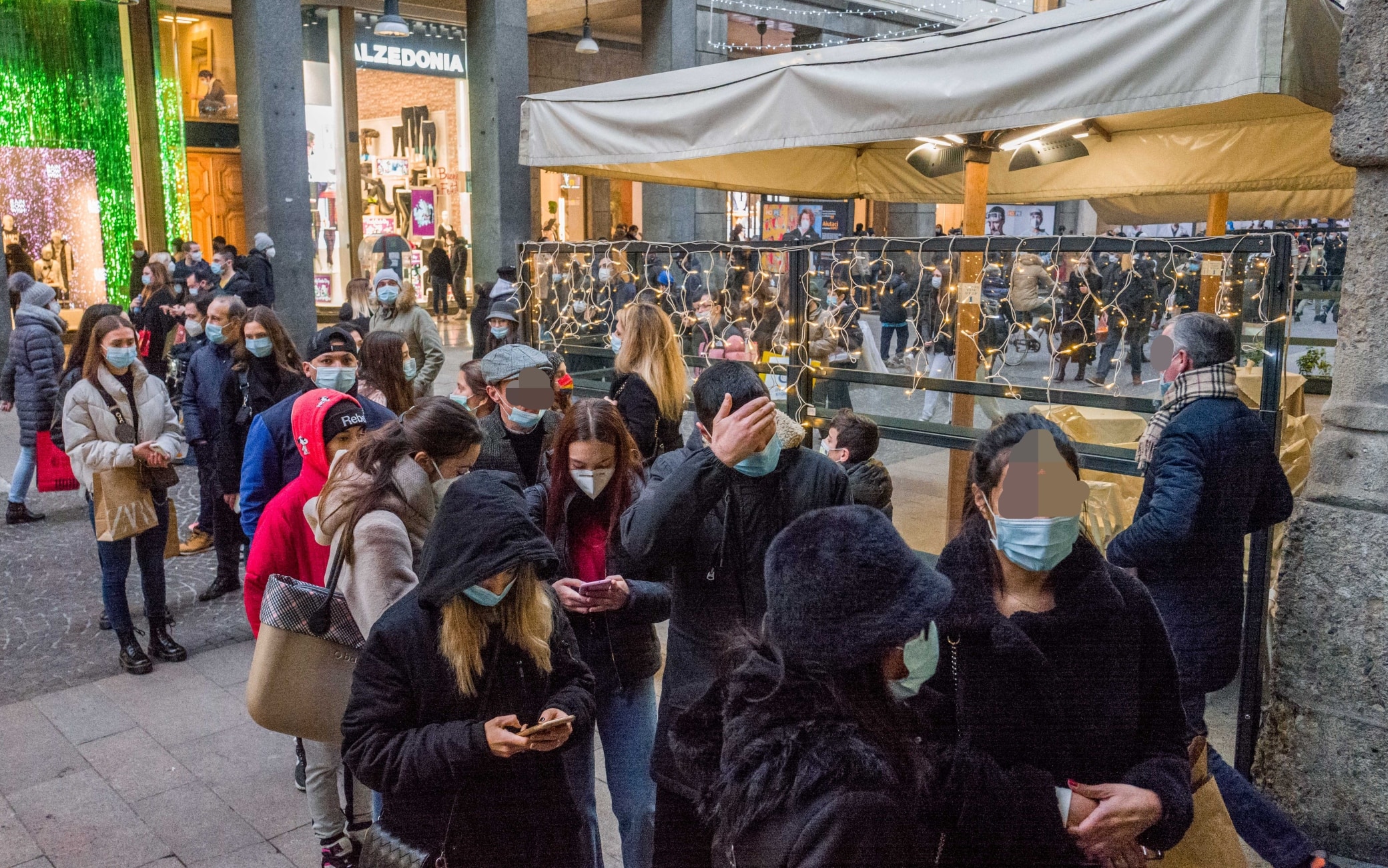 La galleria Vittorio Emanuele II a Milano
