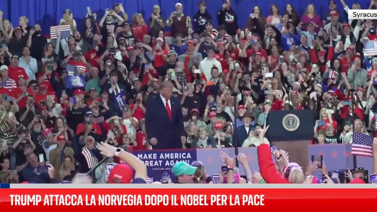 Trump attacca la Norvegia dopo il Nobel per la Pace | Video Sky TG24