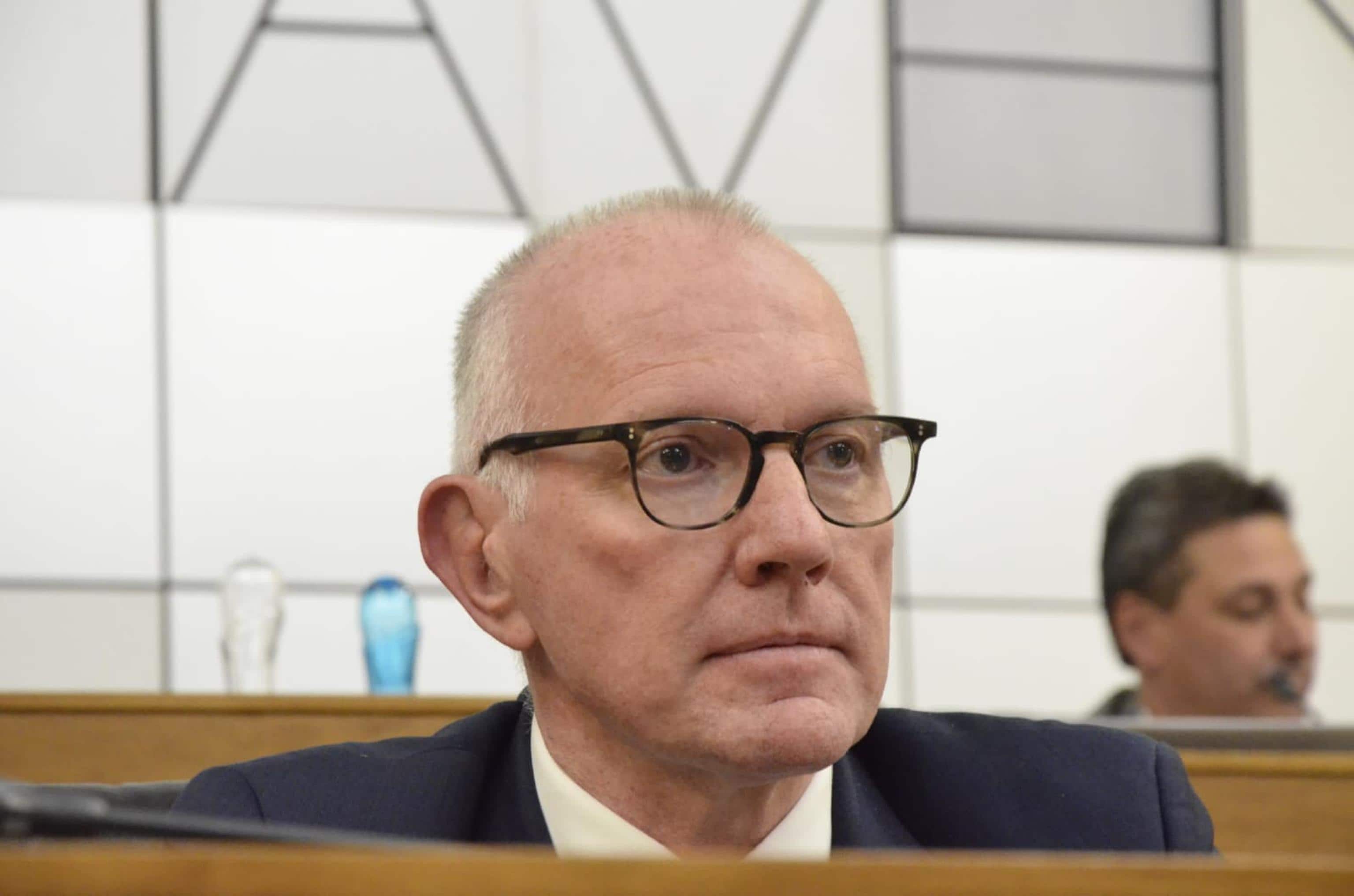Il neo confermato presidente della Valle d'Aosta, Renzo Testolin, 6 novembre 2025. Ansa/Thierry Pronesti