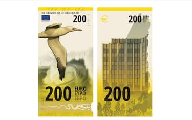 Il taglio da 200 euro nella serie della proposta J