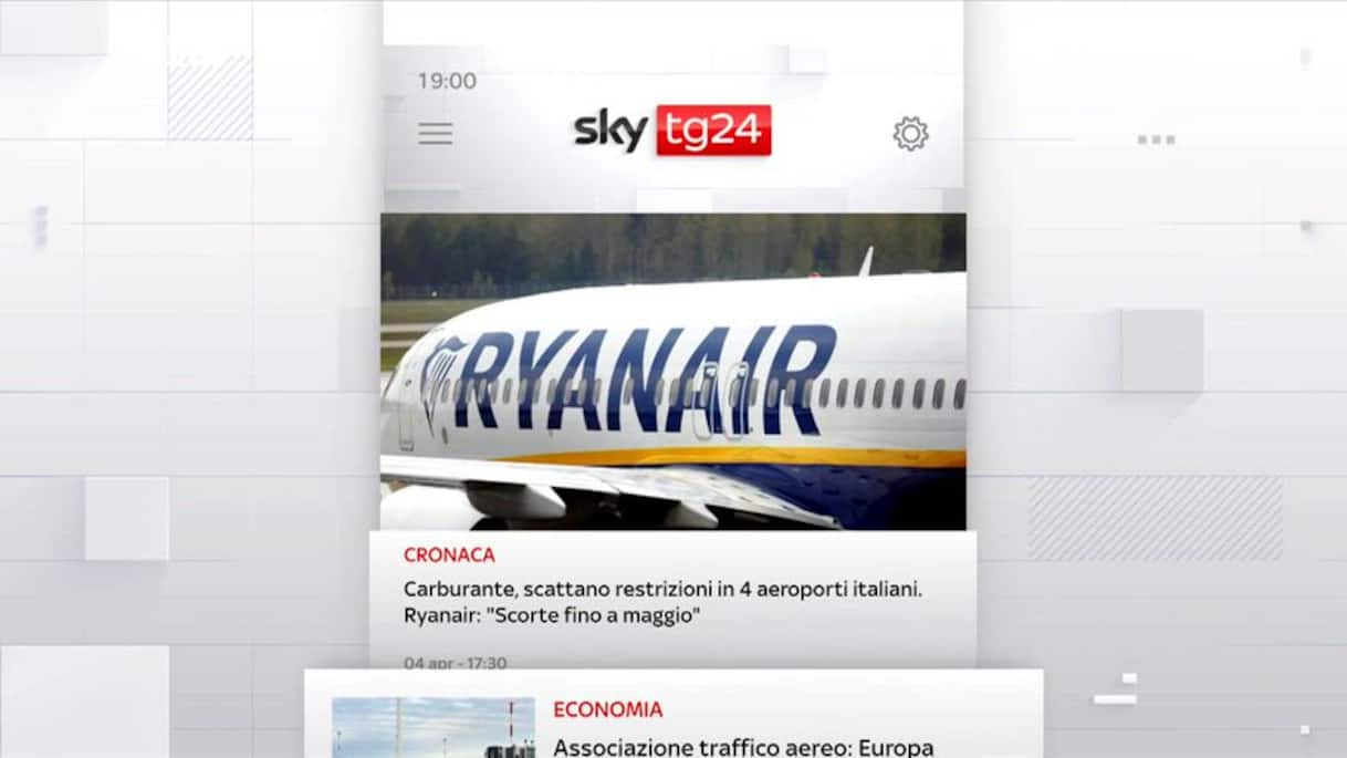 I titoli di Sky TG24 del 4 aprile, ore 19