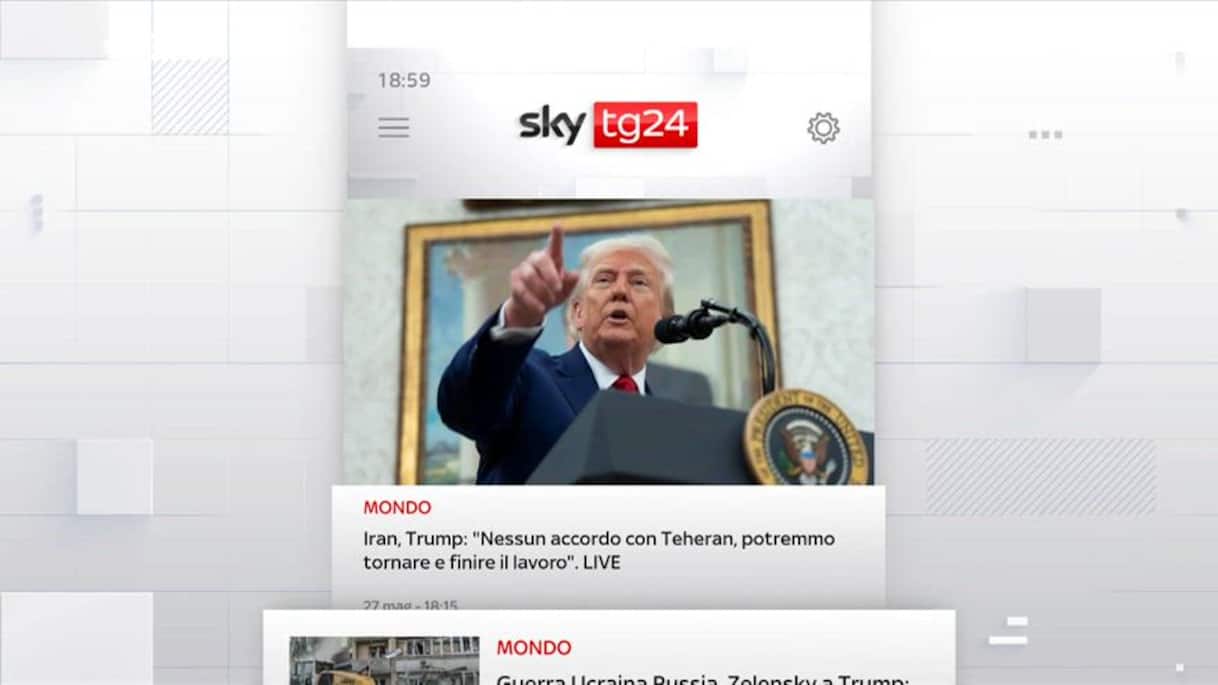 I titoli di Sky TG24 del 27 maggio: edizione delle 19