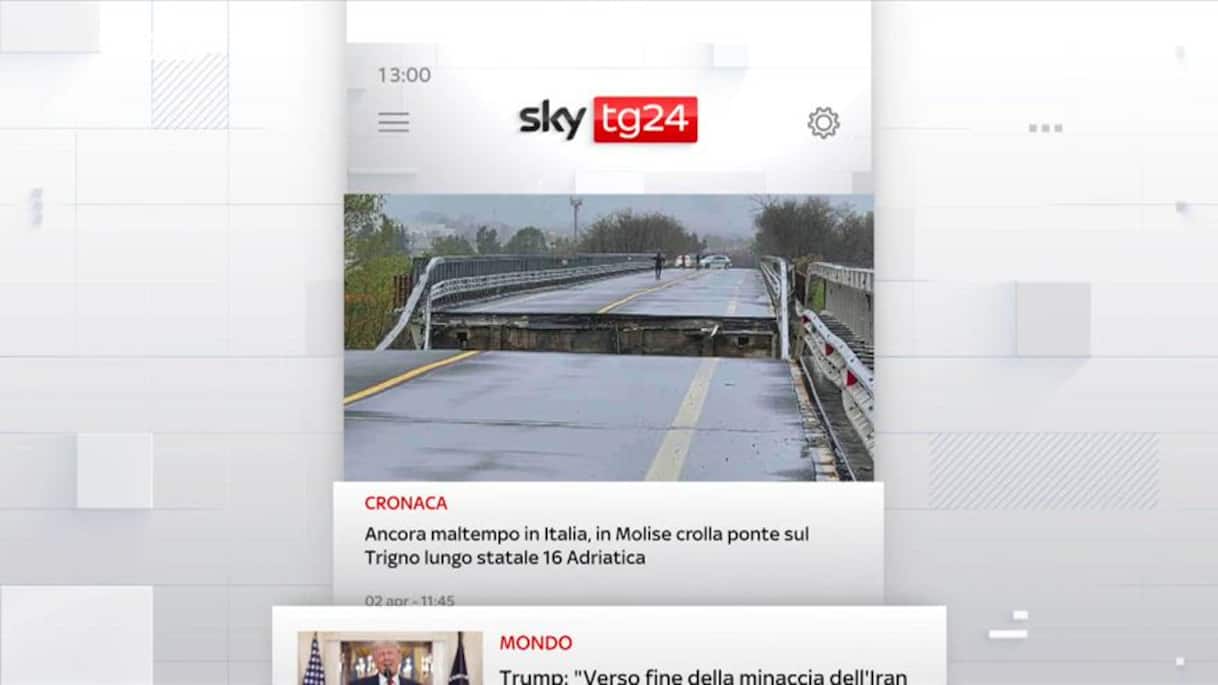 I titoli di Sky TG24 del 2 aprile, ore 13