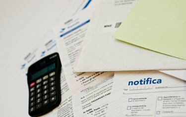 calcolatrice e cartelle esattoriali