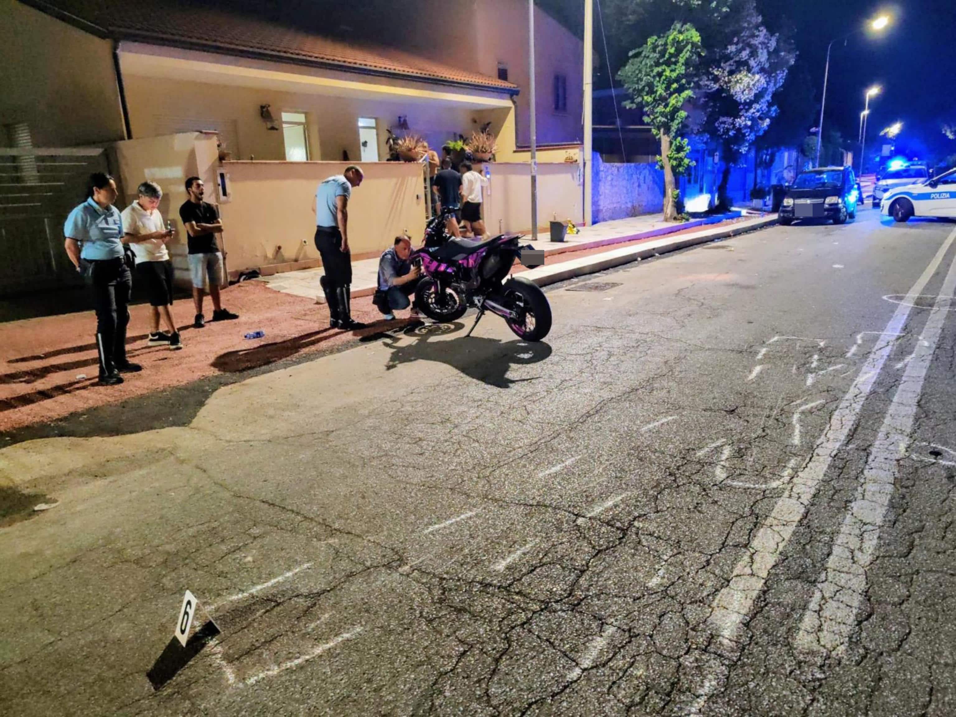 Il luogo dell'incidente a Torre Faro, quartiere di Messina