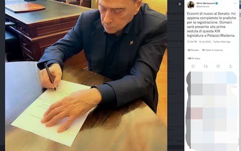 berlusconi senato