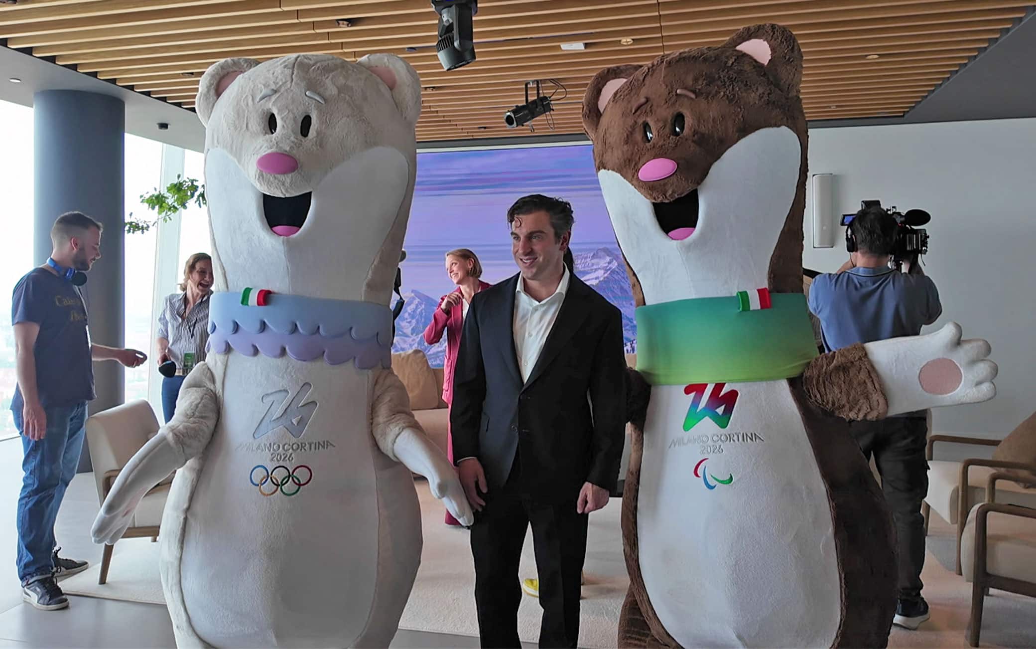 Brian Chesky, Co-Fondatore e Ceo di Airbnb, durante l’evento milanese