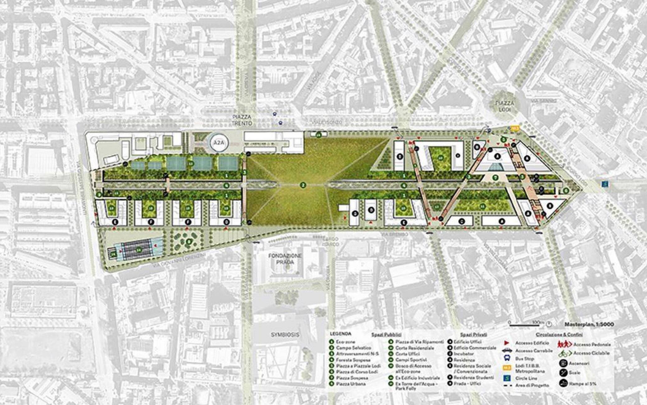 E' guidato da Outcomist il team che firma il progetto 'Parco Romana' per il masterplan scelto tra sei team finalisti