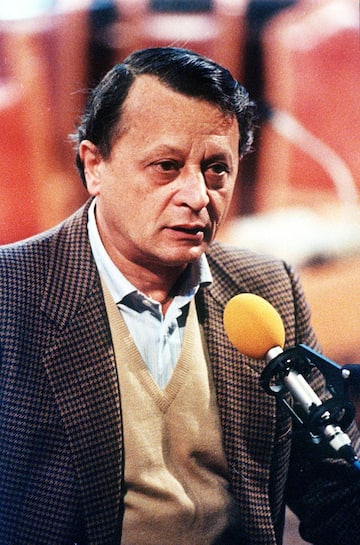 Stefano Delle Chiaie in aula durante un processo a Bologna. 
ANSA