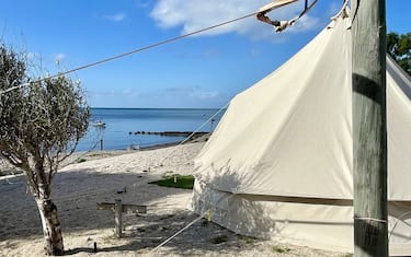 Glamping al Dirk Hartog Island Eco Lodge