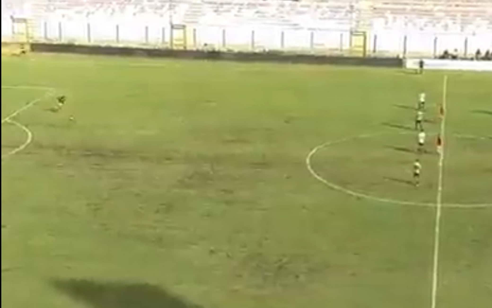 Il gol del portiere del Messina