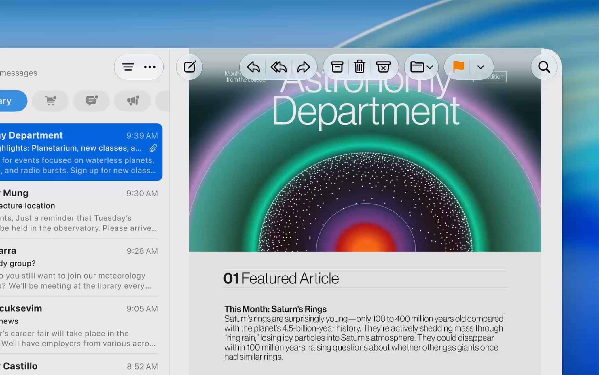 Nei nuovi sistemi operativi si aggiorna l'interfaccia Liquid Glass
