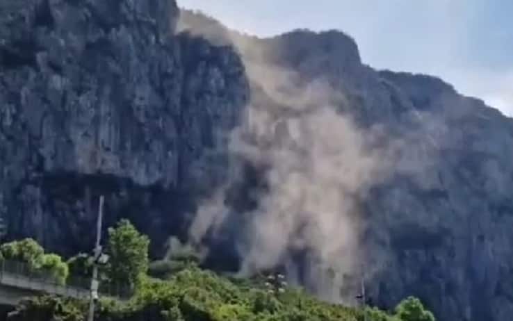 Frana Monte San Martino a Lecco