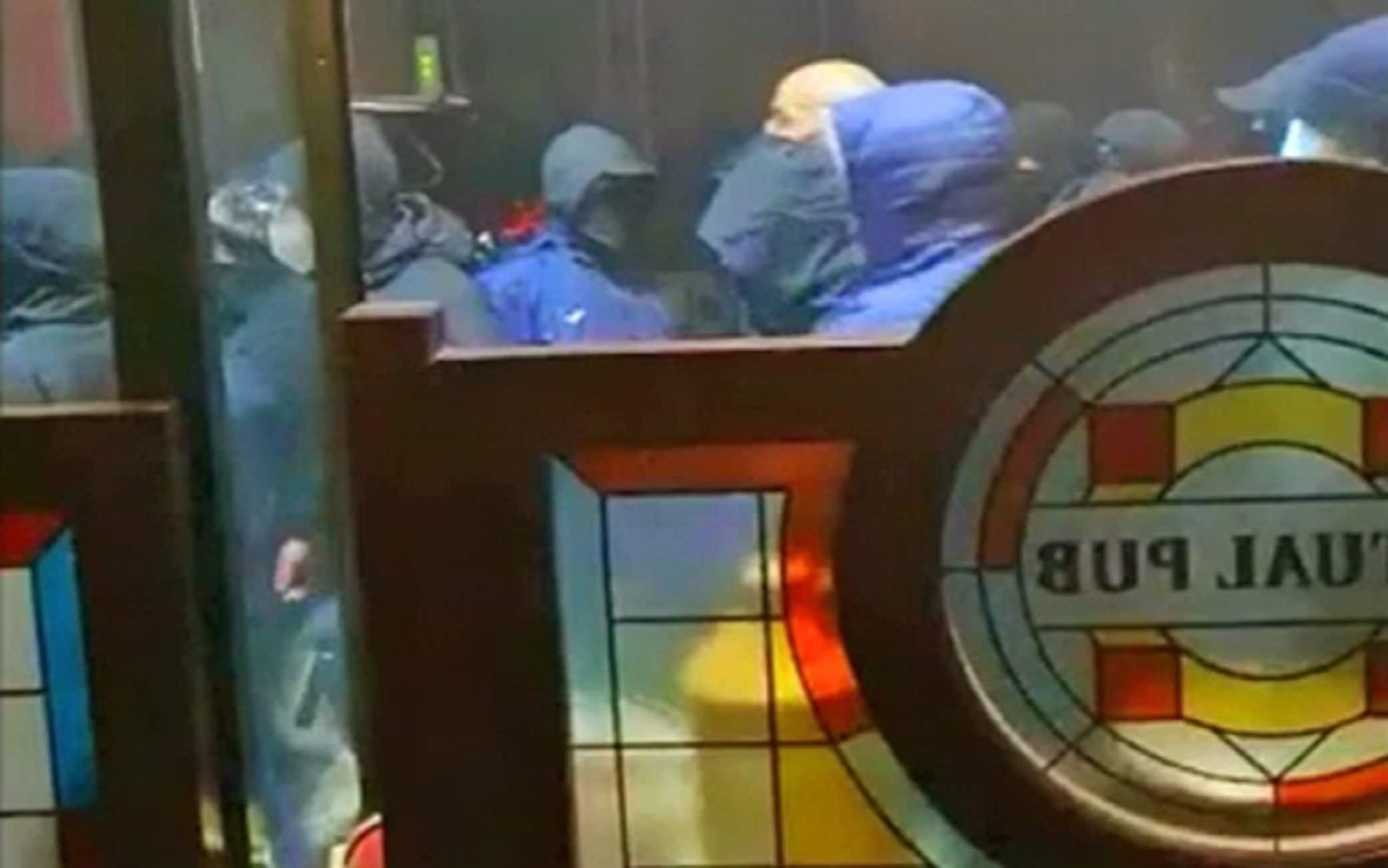 Bergamo  Scontri fra tifosi al "Ritual pub" di via S.Francesco, ferita una barista1 Novembre 2021 ANSA RENATO DE PASCALE