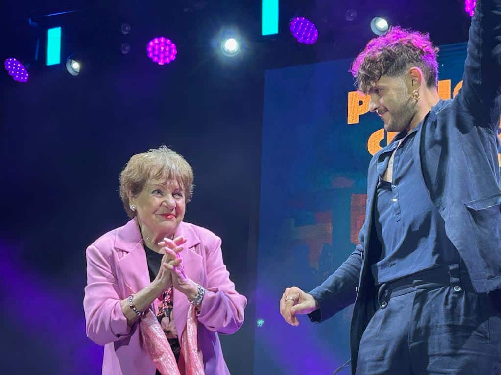 Renzo Rubino con nonna Mimma