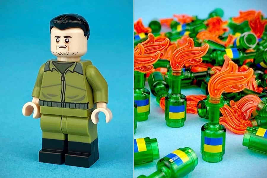 Oltre 16mila dollari, che andranno in beneficenza, sono stati raccolti dalla vendita di Lego ispirati alla guerra in Ucraina. Citizen Brick, un rivenditore della Lego con sede a Chicago, ha venduto dei mini personaggi che raffigurano il presidente ucraino Volodymyr Zelensky (al costo di 100 dollari l'uno) e delle bottiglie di molotov (10 dollari), raccogliendo complessivamente 16.540 dollari che andranno devoluti a sostegno dell'Ucraina.
TWITTER
+++ ATTENZIONE LA FOTO NON PUO' ESSERE PUBBLICATA O RIPRODOTTA SENZA L'AUTORIZZAZIONE DELLA FONTE DI ORIGINE CUI SI RINVIA+++ ++HO NO SALES EDITORIAL USE ONLY +++