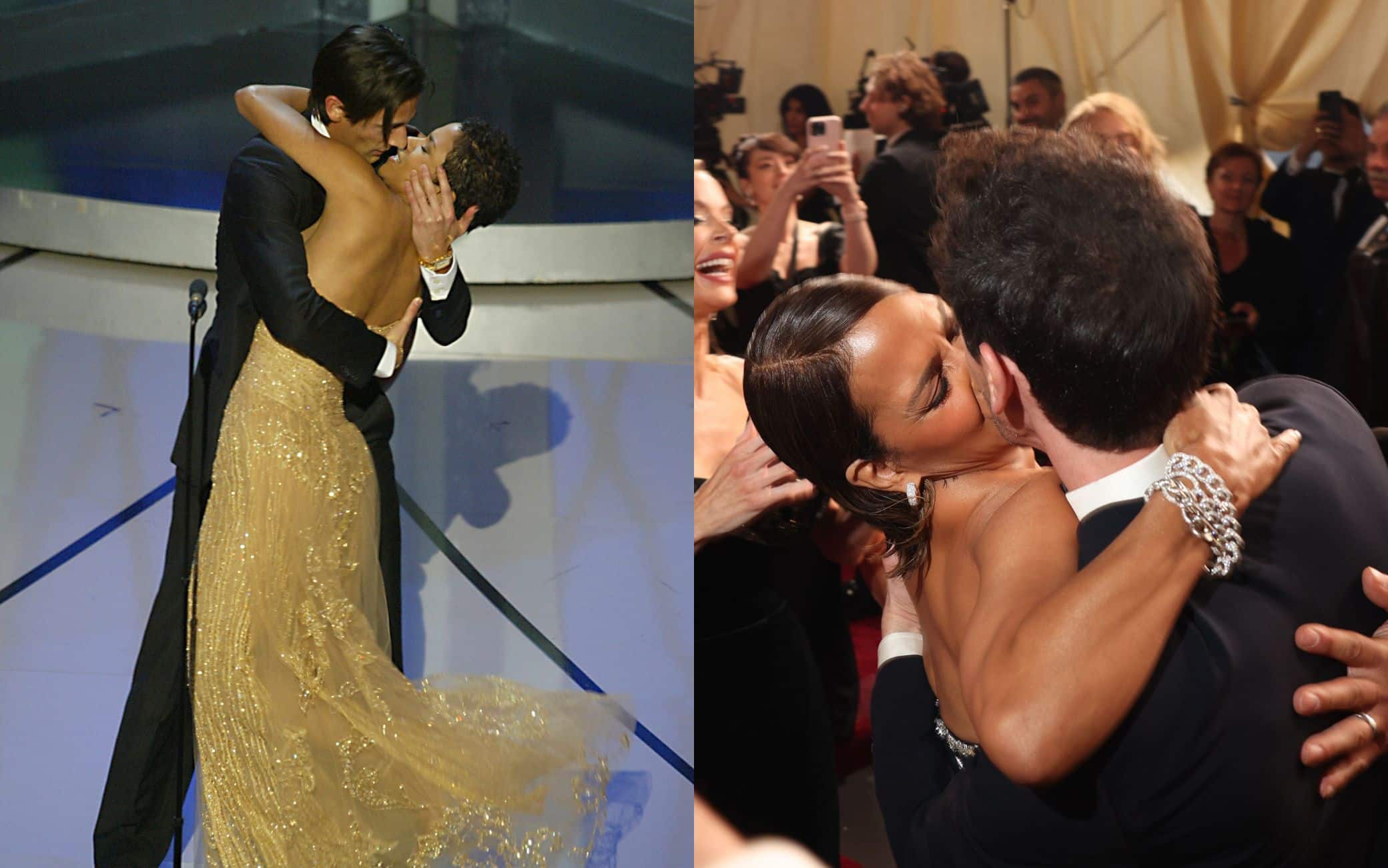 Adrien Brody e Halle Berry, il bacio agli Oscar 2003 e quello del 2025