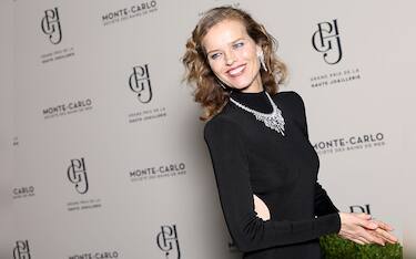MONACO, MONACO - OCTOBER 25: (EDITOR'S NOTE : NO TABLOIDS WEB & PRINT, NO DAILY MAIL, NO DAILY MAIL GROUP, NO BILD, NO CHI, NO VOICI, NO CLOSER) Eva HerzigovÃ¡ attends the 1st Grand Prix De La Haute Joaillerie on October 25, 2025 in Monaco, Monaco. (Photo by Pascal Le Segretain/Getty Images)