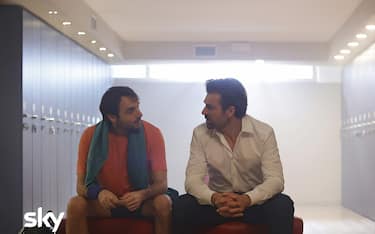 Paolo (Flavio Furno) e LIgas (Luca Argentero) nel terzo episodio di Avvocato Ligas