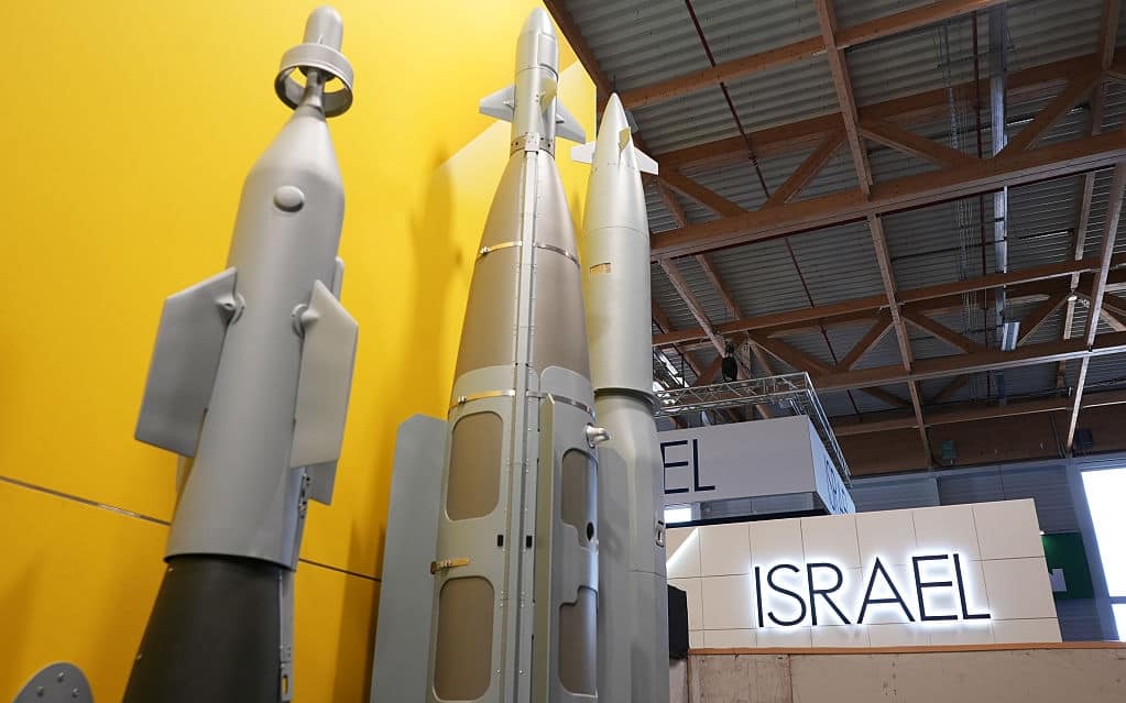 Uno degli stand di Israele al Salone di Le Bourget