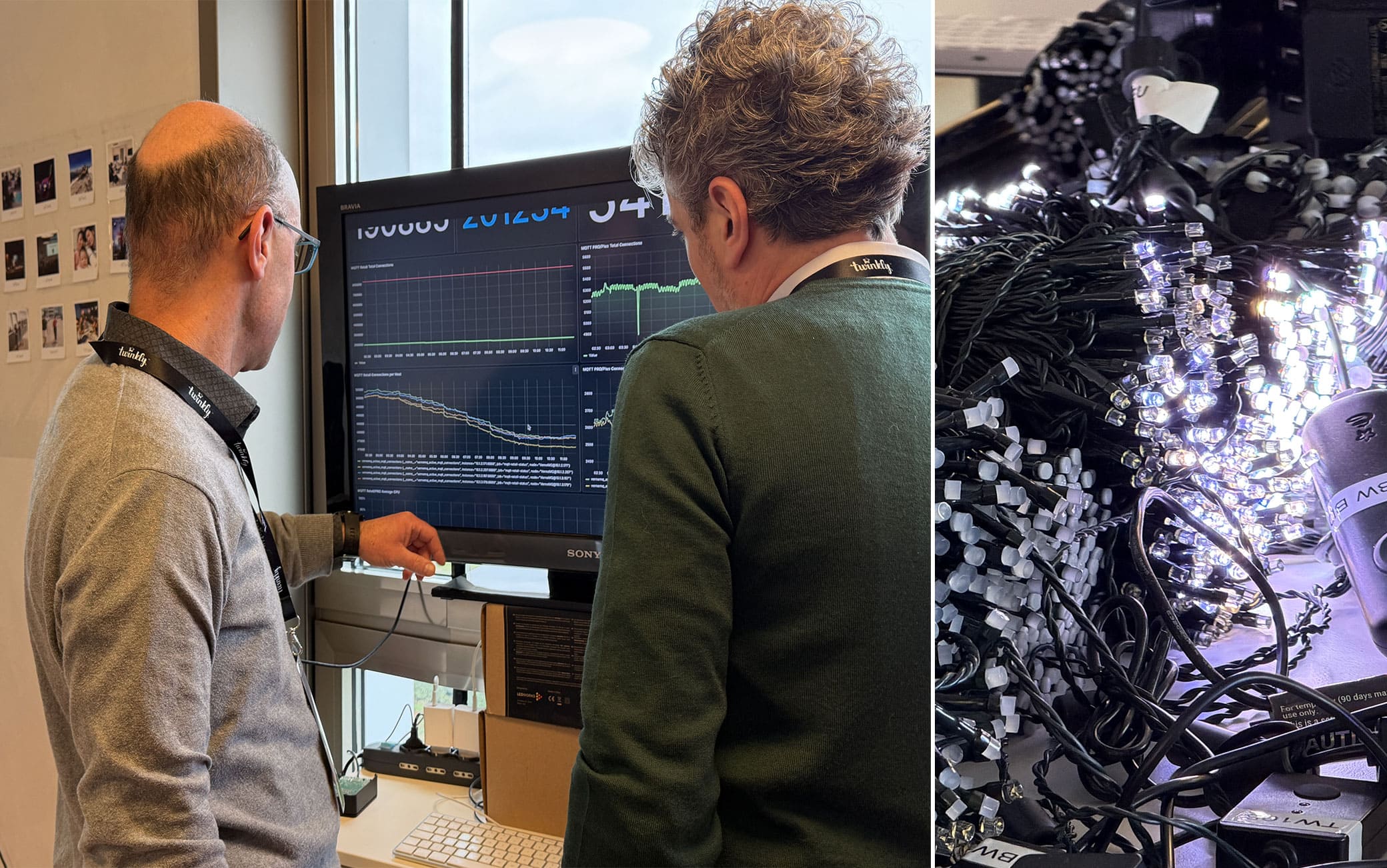 Nei laboratori Twinkly di Mestrino