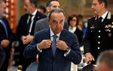 Il procuratore Francesco Lo Voi durante l anteprima del docufilm Falcone e Borsellino. Il fuoco della memoria ospitata dalla Commissione Parlamentare Antimafia, Roma, 13 settembre 2024. ANSA/RICCARDO ANTIMIANI