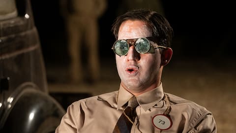 Benny Safdie is Edward Teller in OPPENHEIMER, written, produced, and directed by Christopher Nolan.