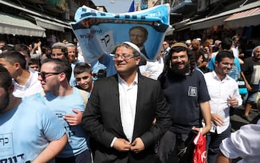 Ben-Gvir durante un comizio elettorale del suo partito nel 2019
