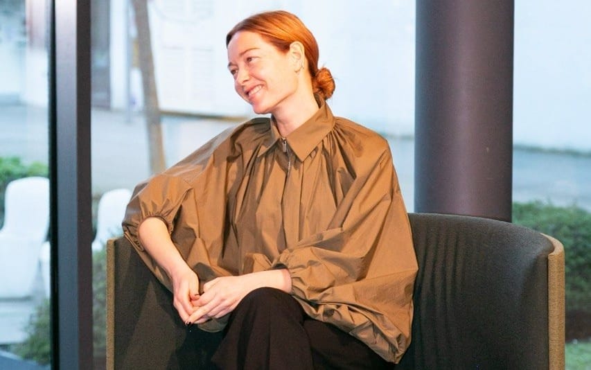 Cristiana Capotondi a "Il tuo mondo, domani” al Milano Luiss Hub