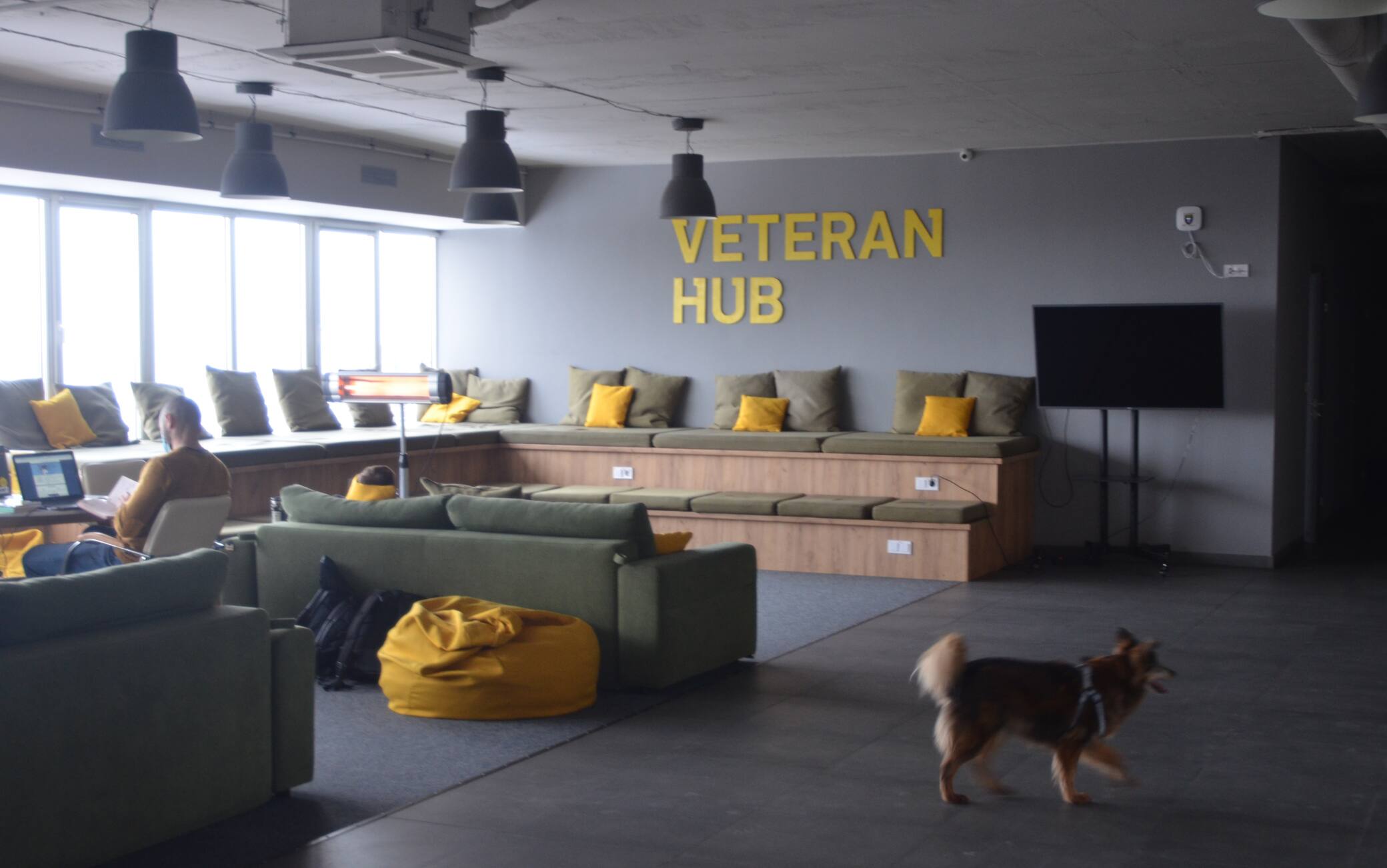 La sede di Veteran Hub a Kiev, una dell Ong che aiuta i reduci della guerra in Donbass