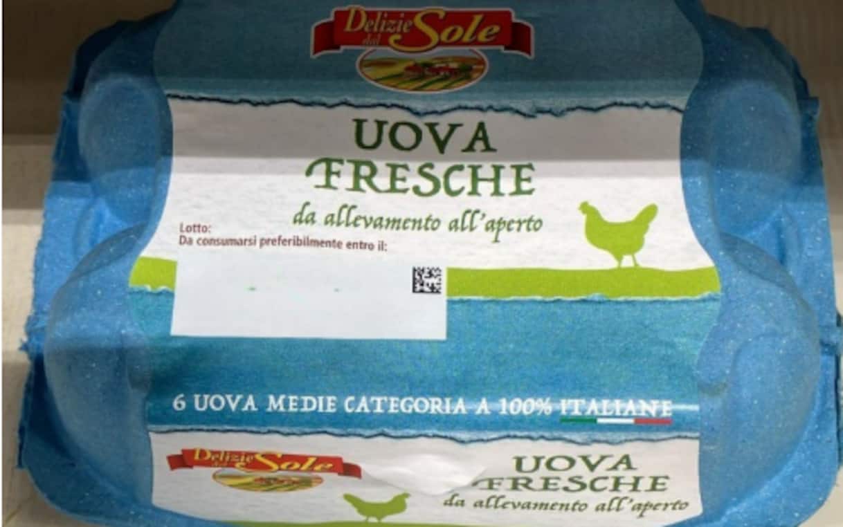 Uova Delizie del Sole ritirate da Eurospin per salmonella