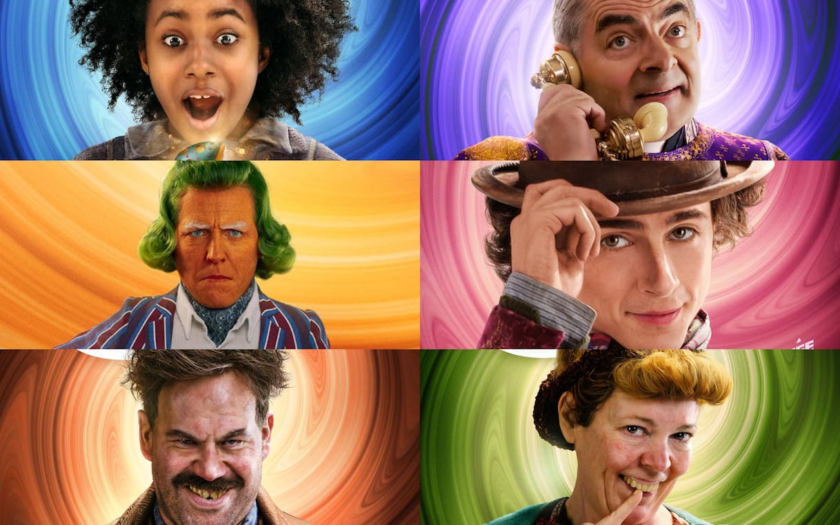 Affiche Cinéma Originale Wonka 120 X 160 Cm Roulée - Timothée Chalamet Paul King 2023