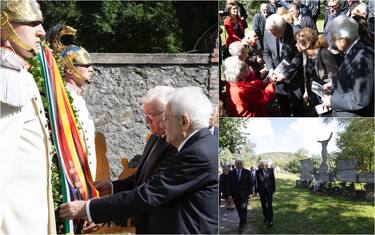 Mattarella e Steinmeier a Marzabotto
