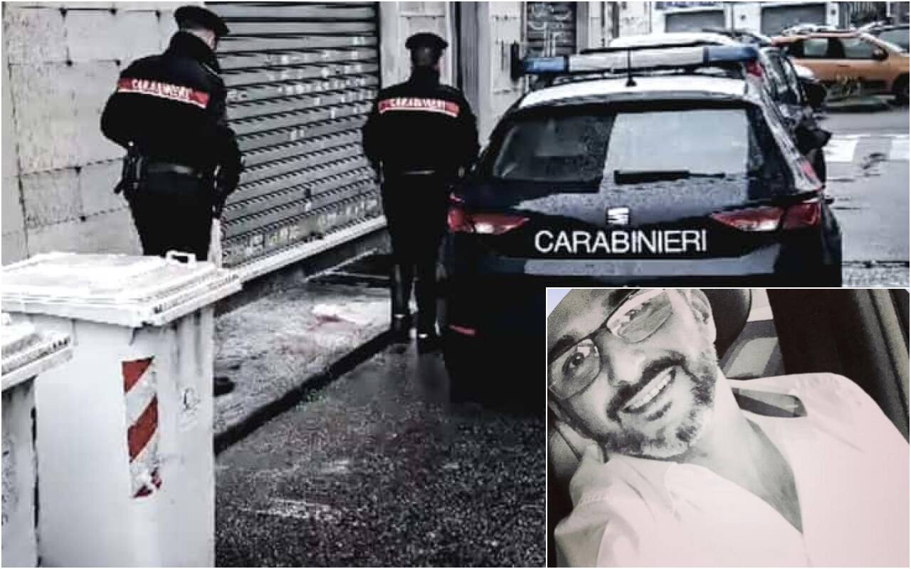 Il luogo dell'omicidio di Marco Veronese, in foto