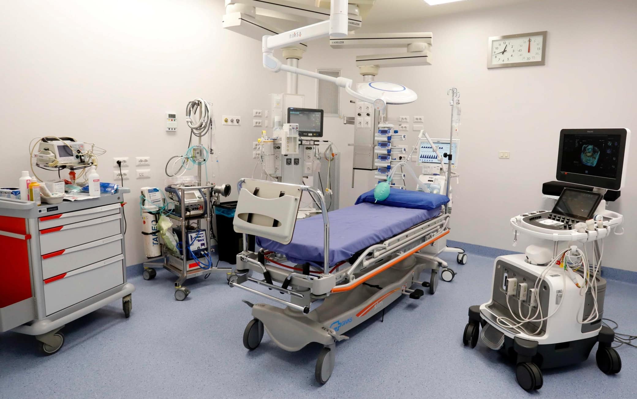 La nuova Terapia Intensiva all'Ospedale Sacco durante l'emergenza Coronavirus a Milano, 29 maggio 2020.ANSA/Mourad Balti Touati