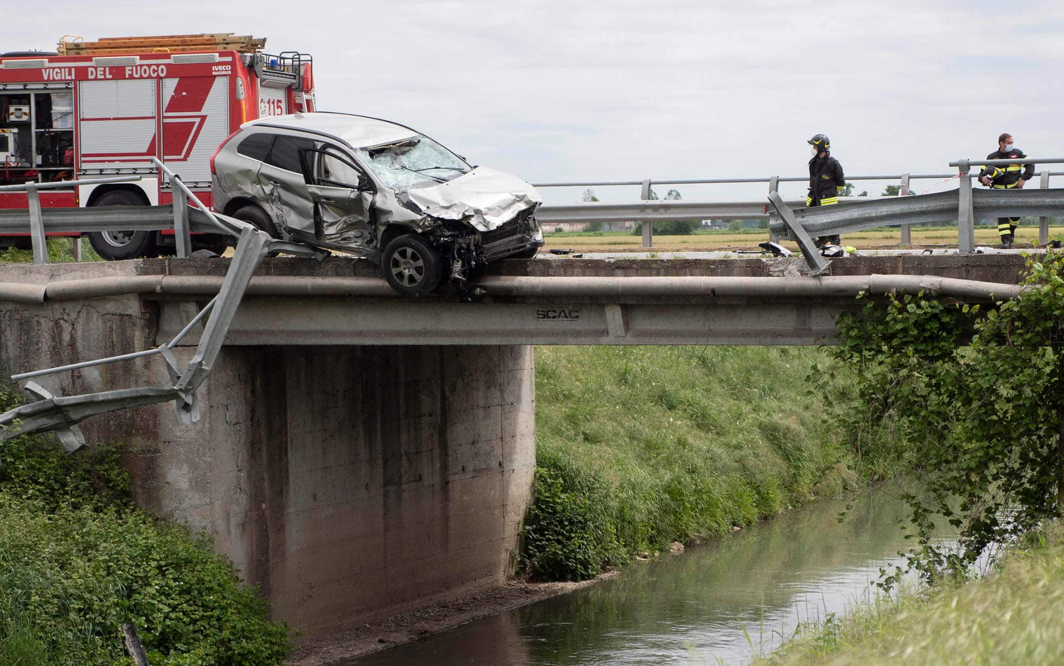 L'incidente a Cremona