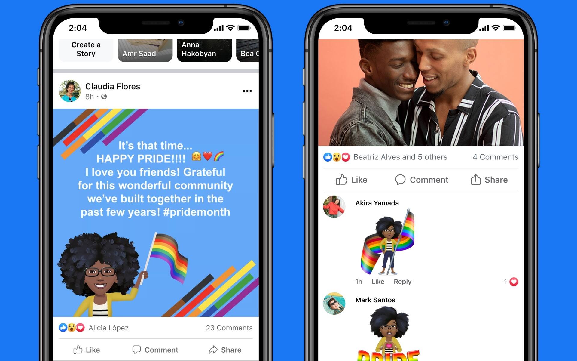 Cornici e sfondi a tema Pride su Facebook