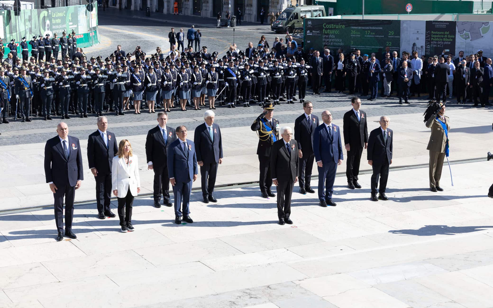 Il Presidente della Repubblica Sergio Mattarella all'Altare della Patria,in occasione della Festa Nazionale della Repubblica, Roma, 2 giugno 2025. ANSA/ Francesco Ammendola - Uff stampa Quirinale + UFFICIO STAMPA, PRESS OFFICE, HANDOUT PHOTO, NO SALES, EDITORIAL USE ONLY + NPK