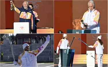 Prima tappa viaggio fiamma olimpica