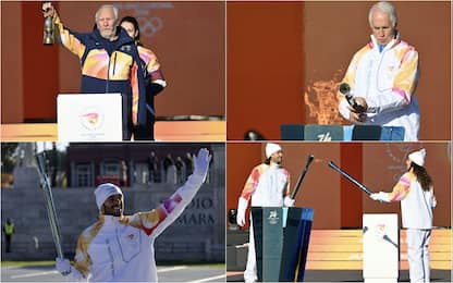 Prima tappa viaggio fiamma olimpica