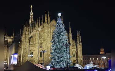 Accensione dell albero di Natale in piazza Duomo, Milano 6 Dicembre 2025
ANSA/MATTEO CORNER
